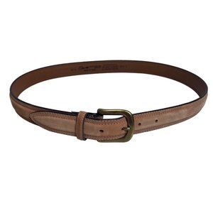 Alexander Julian Handcrafted Full Grain Cowhide Leather Belt Made in USA Sz. 38